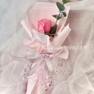 Bó hoa sáp 1 bông( bán từ 20 bó)