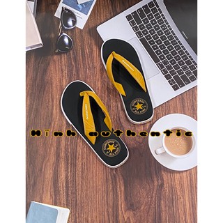 Lô mới - Dép Converse đen logo vàng tròn