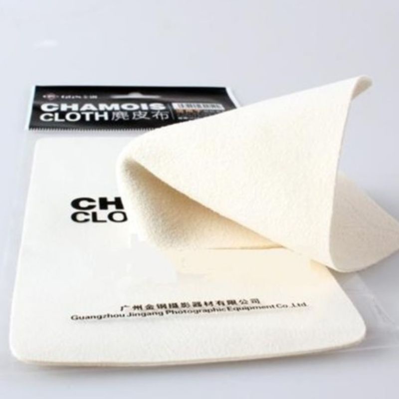 Khăn lau len da cừu Chamois GGS chuyên dung lau ống kính các loại máy ảnh hàng chính hãng