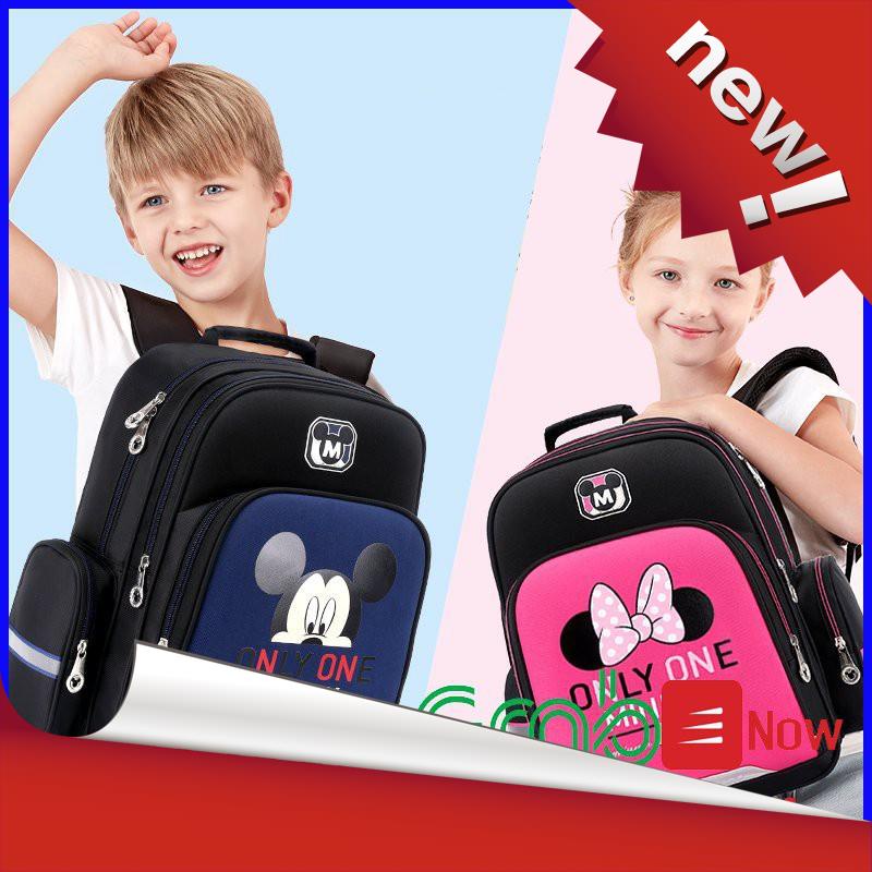 Balo đi học tiểu học, cặp sách cho bé lớp 1 micky siêu nhẹ-Micky only