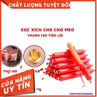 XÚC XÍCH CHUYÊN CHO THÚ CƯNG CHÓ MÈO HAMSTER