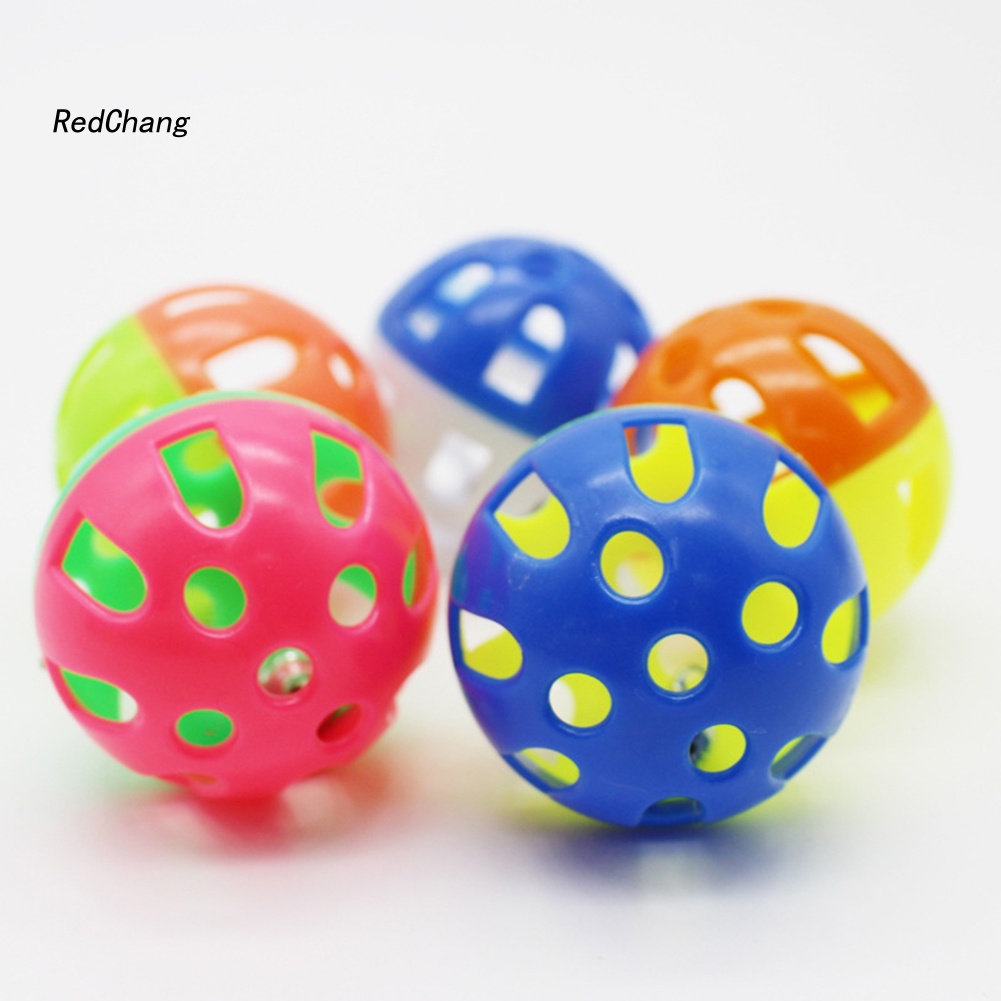 Set 18 Quả Bóng Đồ Chơi Có Chuông Kêu Vui Nhộn Dành Cho Mèo Cưng