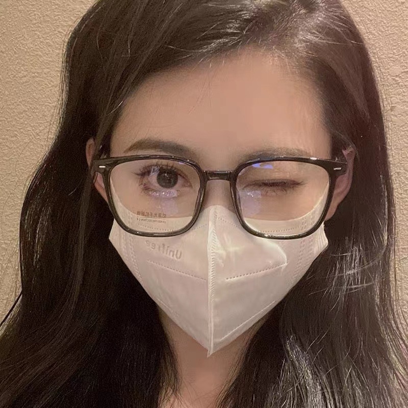 【Replaceable lenses】COD (AIMURUSI) Kính Đeo Gọng Kính Vuông Chống Ánh Sáng Xanh Thời Trang Hàn Quốc Cho Nam Nữ