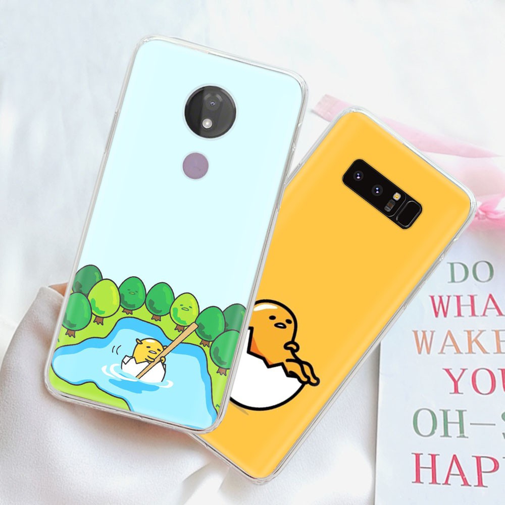 Ốp Điện Thoại Trong Suốt Họa Tiết Gudetama Dễ Thương Cho Motorola Moto E4 E5 E6 Plus E6S P30 Note Z2 Play Ty71