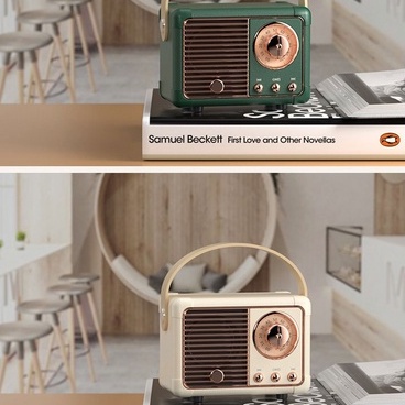 Loa Bluetooth HM11 Không Dây Phong Cách Vintage Hỗ Trợ FM/AM/SW | BigBuy360 - bigbuy360.vn