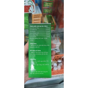 Siro Kiện phế giảm ho CP - Giảm ho và đau họng