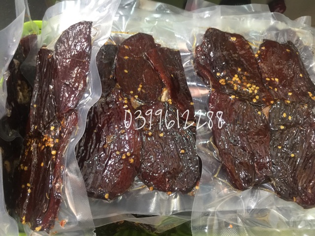 THỊT BÒ KHÔ ƯỚT TỎI - BÒ MIẾNG ƯỚT TỎI Gói 100g | BigBuy360 - bigbuy360.vn