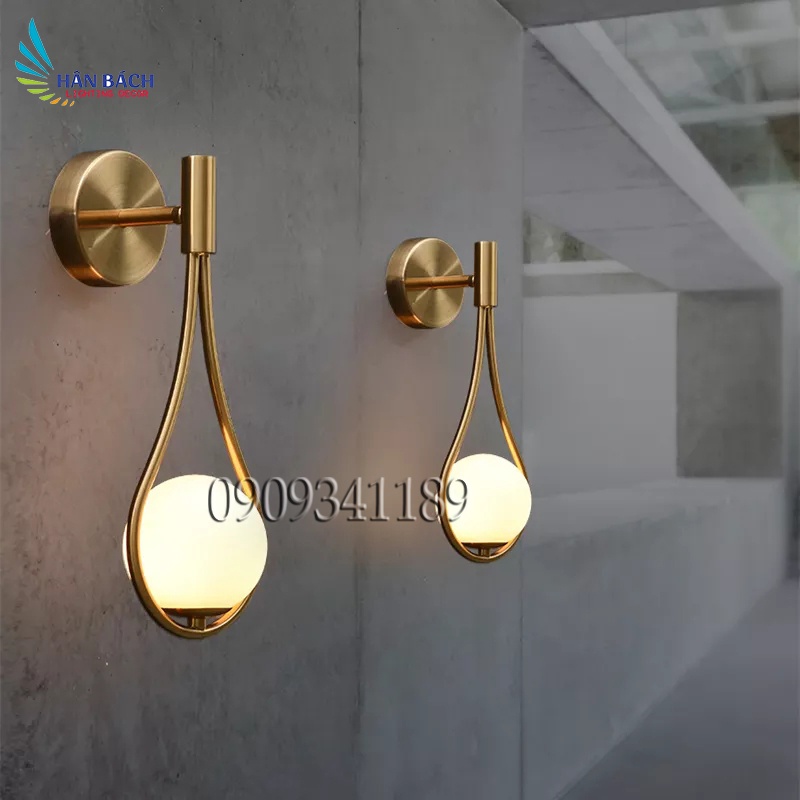 Đèn tường, gắn vách chao cầu decor hiện đại, sang trọng treo tường trang trí phòng ngủ