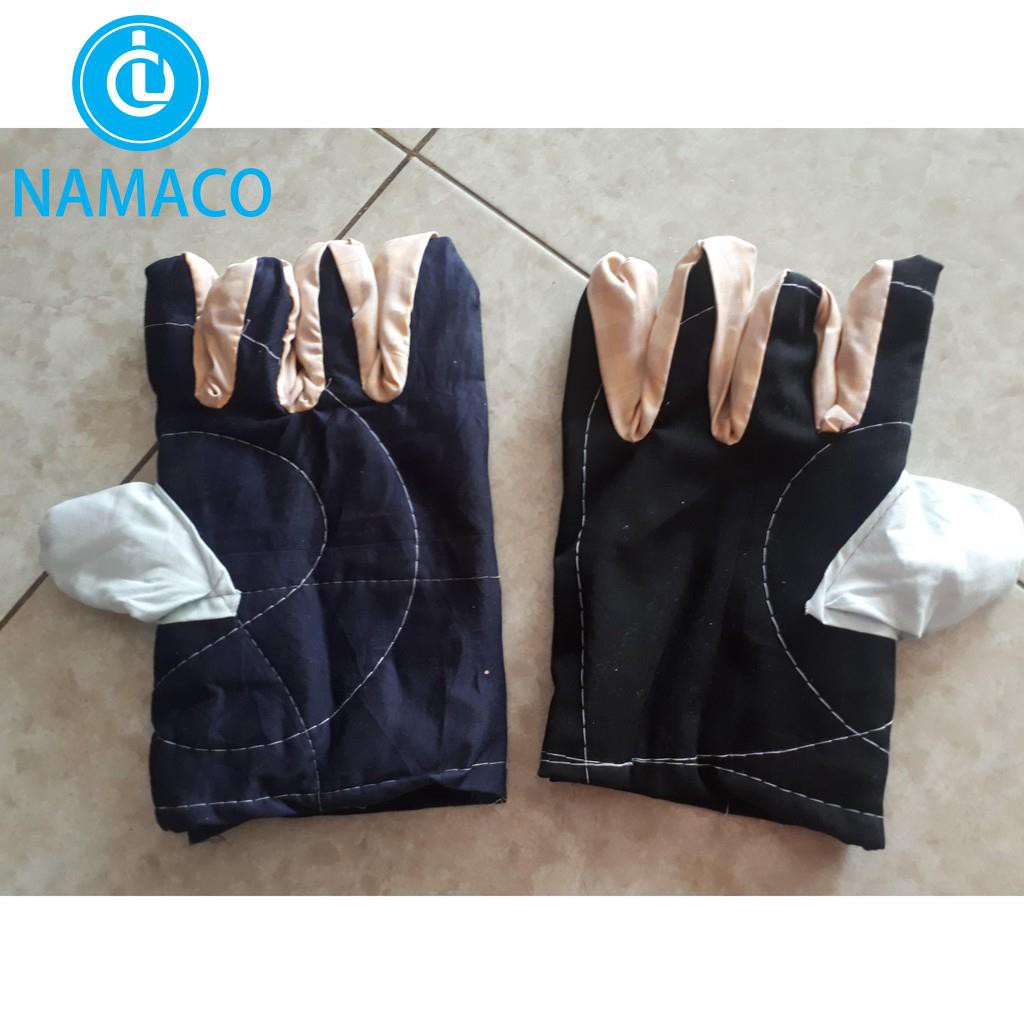 Găng Tay Vải Dệt Sợi Bằng Máy Điện Tử Kim 10 Màu Xám Muối Tiêu (107/41 Liên Khu 4-5, P. Bình Hưng Hòa B, Q. Bình Tân, HC