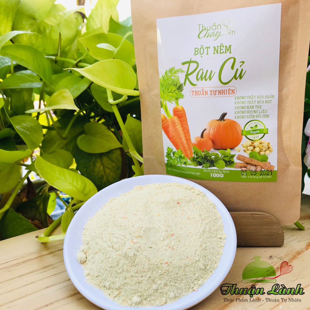 Hạt Nêm Rau Củ Thuần Chay 100g - Thuận Lành - Thơm Ngon Dinh Dưỡng An Toàn