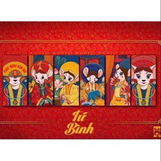 Bao Lì Xì Canh Tý 2020 - Bao Lì Xì Hot nhất 2020 - Hoạ Sỹ Nhật Trần