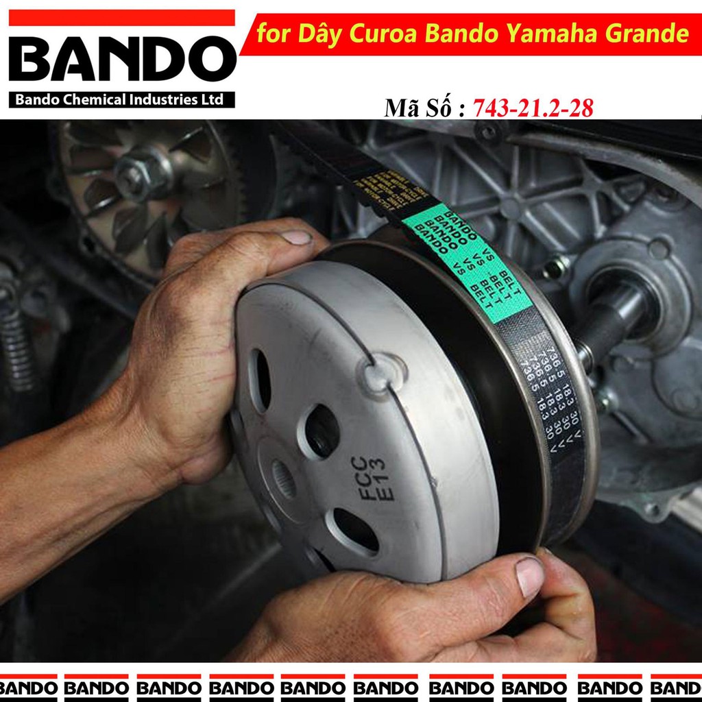 Dây curoa YAMAHA Grande 125cc - Bando Thái Lan