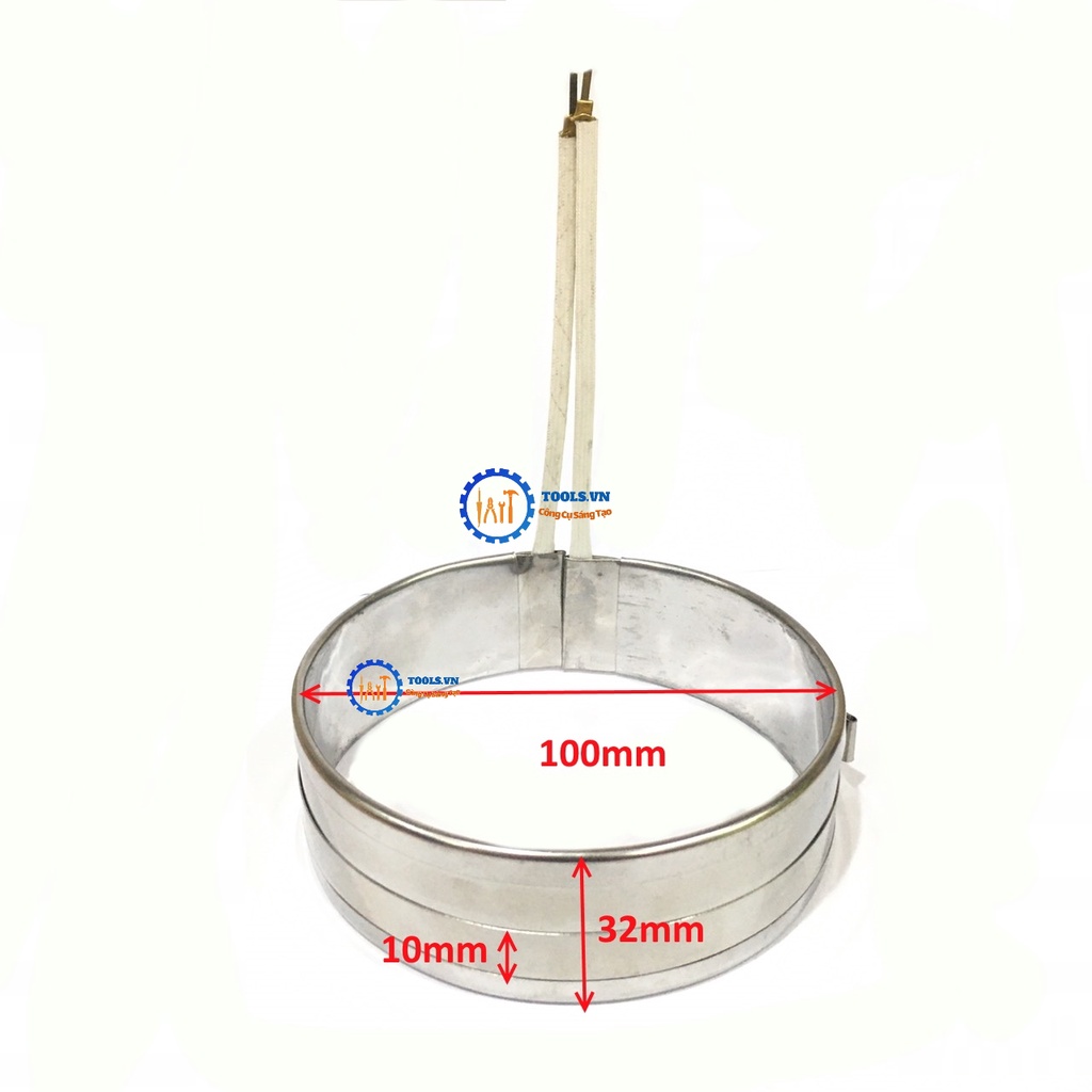 VÒNG NHIỆT MÁY NẤU THIẾC 300W-350W ĐƯỜNG KÍNH 100MM
