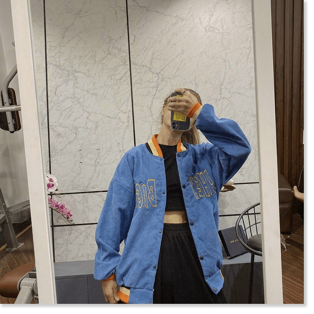 ÁO KHOÁC NỮ BOMBER UNISEX NHIỀU MÀU SẮC XINH XẮN THỜI TRANG KOKO MI