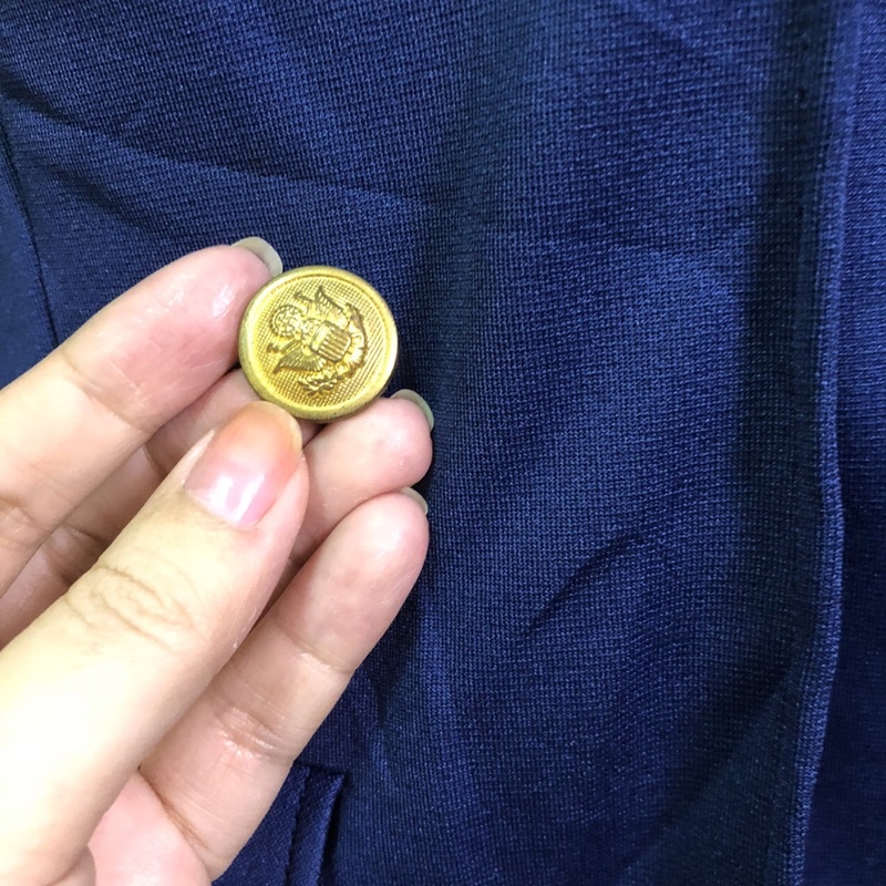 Áo khoác vét blazer xanh dương hàng si hàng 2hand