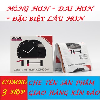 Bao cao su 1H - Siêu mỏng, siêu co giãn