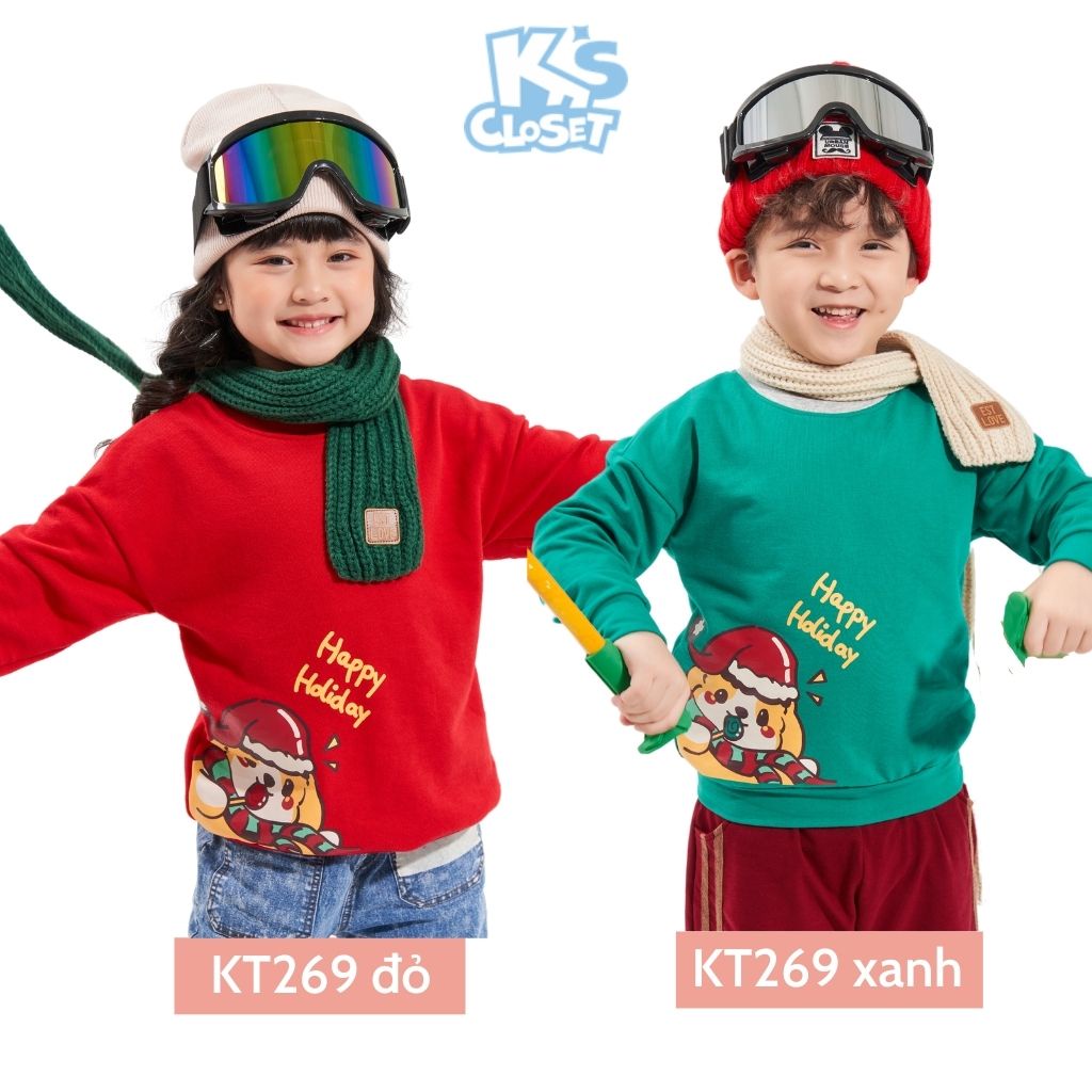 Áo Jumper bé trai và bé gái (2-14 tuổi)  K'S CLOSET T136TEF / KT269ONF / KT292ONF / KT266ONF