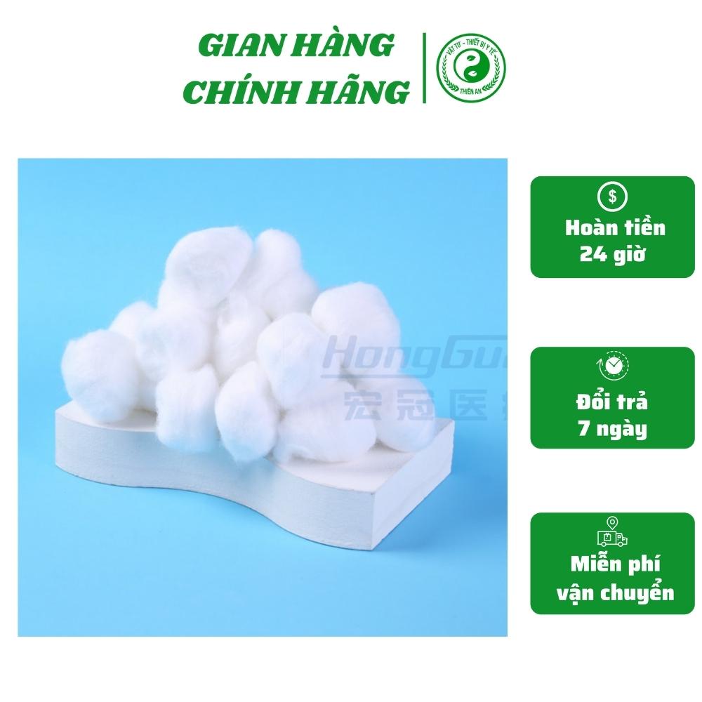Bông gòn viên y tế- Tiện lợi- an toàn- vô khuẩn- Túi 50g