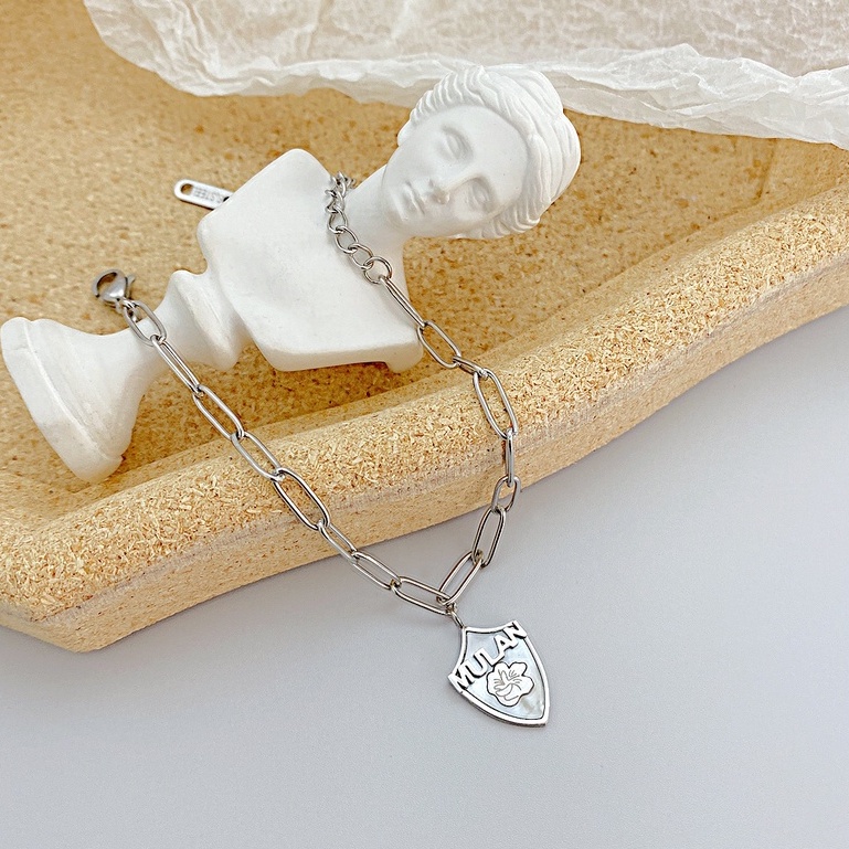 Vòng đeo tay OPK GS1221 thép không gỉ màu vàng/bạc phong cách Hàn Quốc sang trọng thời trang dành cho nữ