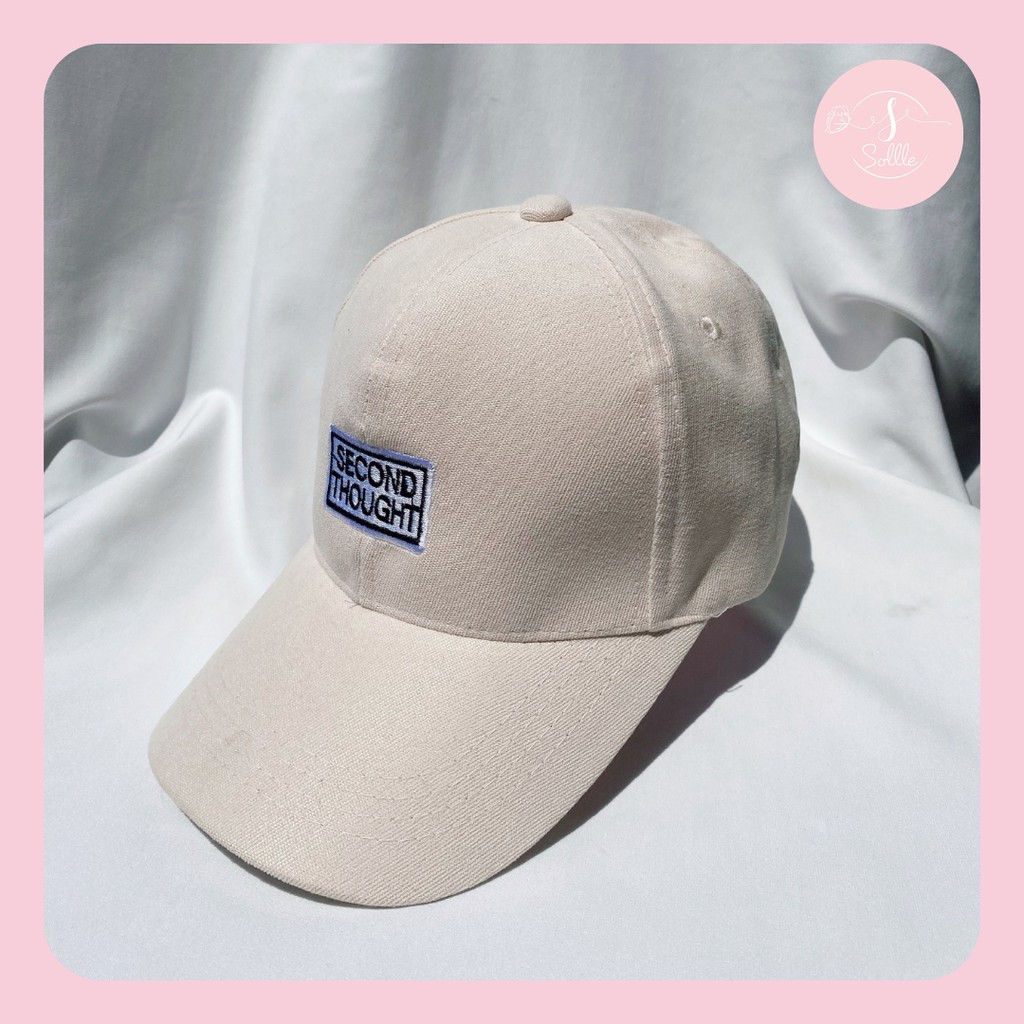 Mũ lưỡi trai Sollle vải cotton Ulzzang Hàn Quốc, nón bóng chày nam nữ Unisex M03L