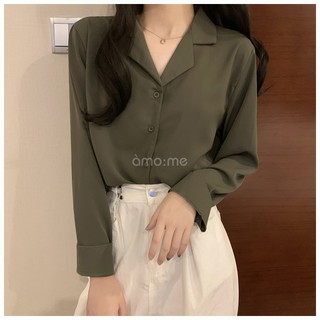 [ĐỒNG GIÁ 99K]  Áo Sơ Mi Dài Tay Vải Lụa Mềm Mịn