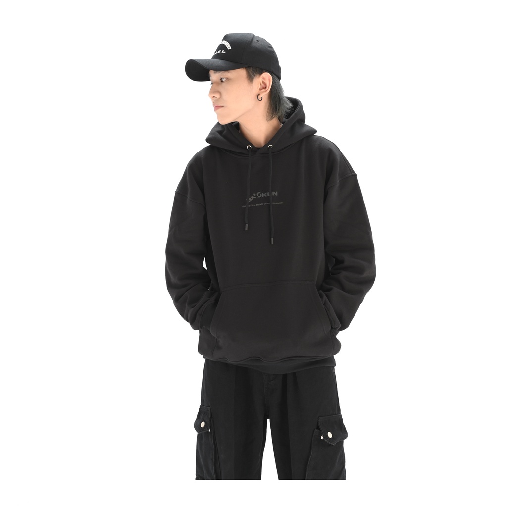 Áo khoác trùm đầu Broken