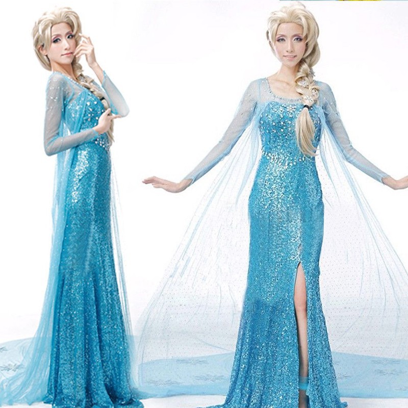 Bộ Đồ Hóa Trang Công Chúa Elsa Trong Phim Frozen Dịp Halloween