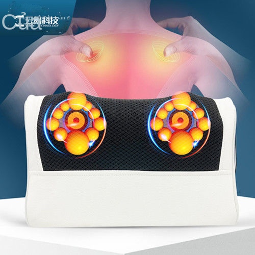 Gối massage cột sống cổ tại nhà đệm điện toàn thân massage cổ vai gáy eo lưng chân