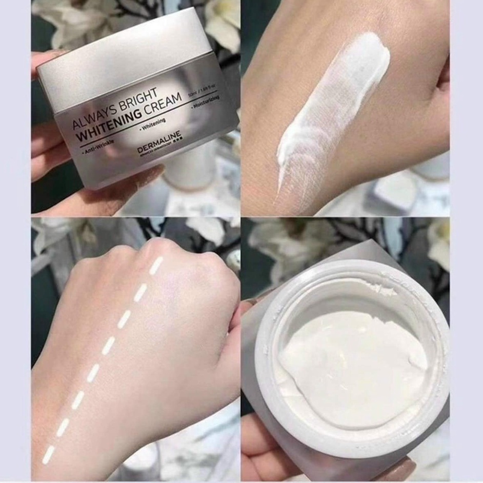 Dermaline Always Bright Whitening Cream - Kem Dưỡng Da Trắng Sáng Hàn Quốc