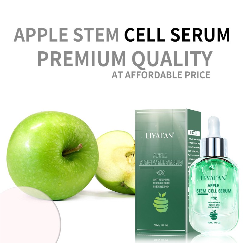 Serum Tế Bào Gốc Táo LIYAL'AN Thuần Hữu Cơ Dưỡng Ẩm Chống Nhăn Chất Lượng Cao (30ml)