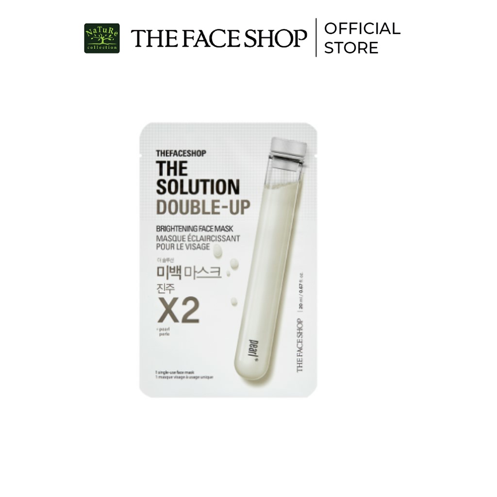 Combo 6 Mặt Nạ Dưỡng Da Thefaceshop The Solution 22Mlx6+Mặt Nạ Trà Chanh Thefaceshop 20gx3