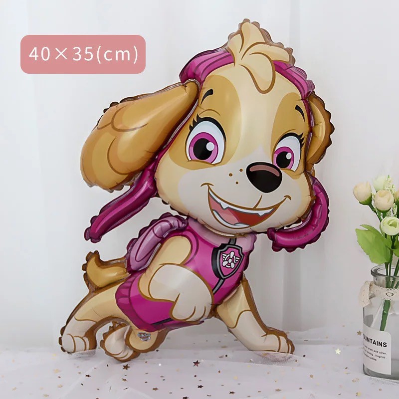 Bong bóng lá nhôm hình nhân vật hoạt hình Paw Patrol cỡ lớn dành cho trang trí tiệc sinh nhật trẻ em