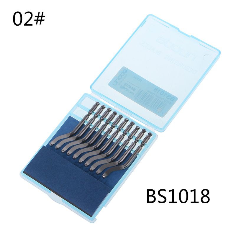 Bộ 10 Lưỡi Dao Xoay Bằng Thép Không Gỉ Bs1010 Bs1018 Bk3010