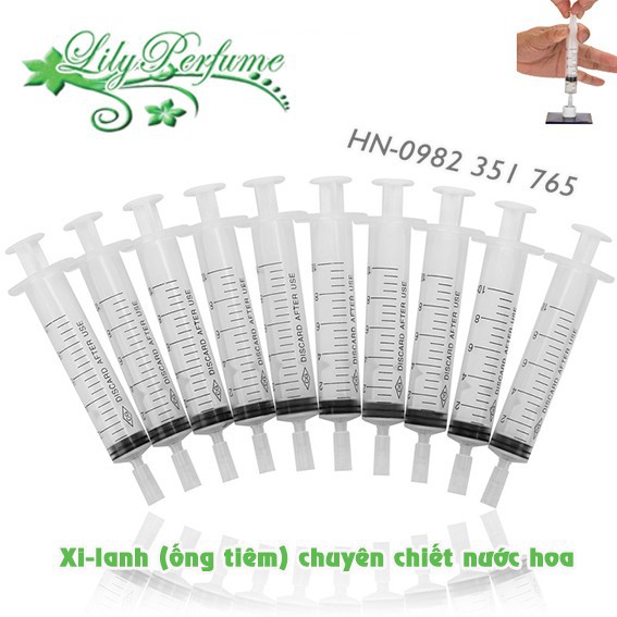 SHOP SBAY ĐÀ NẴNG Xi-lanh (ống tiêm) chuyên chiết nước hoa