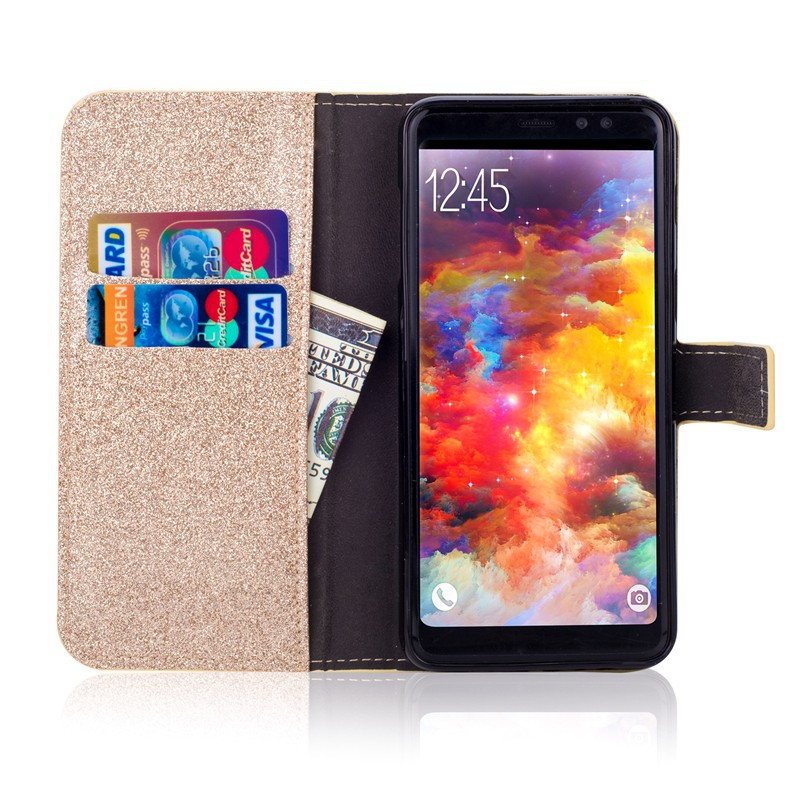 Bao da điện thoại đính đá lấp lánh cho Samsung Galaxy J3 J5 J7 2016 | BigBuy360 - bigbuy360.vn