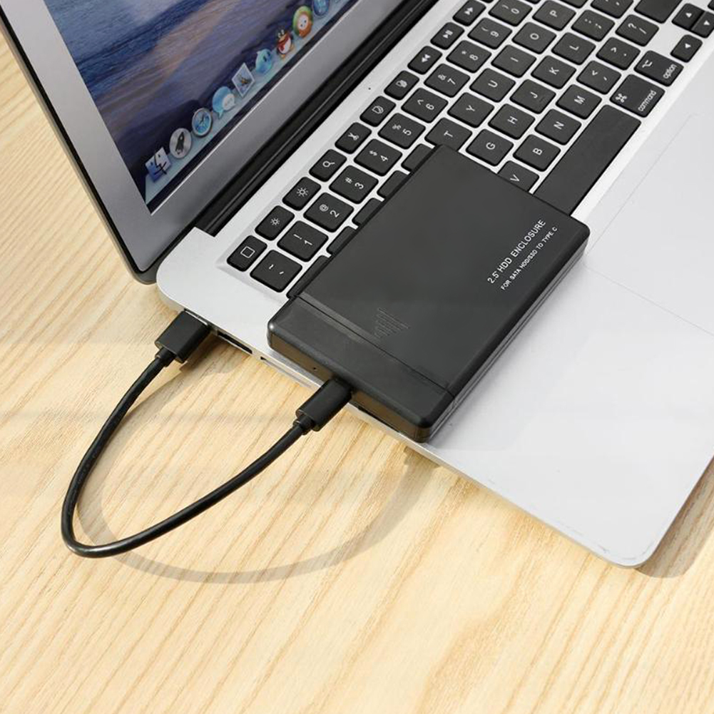 Hộp Đựng Ổ Cứng Ngoài Ms 6 / 10gbps 2.5inch Sata Usb 3.1 Type-C Hdd