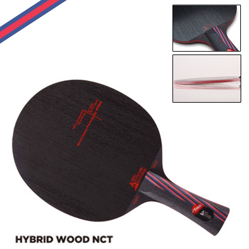 Vợt đánh bóng bàn bằng gỗ + 9 thanh carbon STIGA HYBRID wood NCT