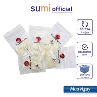 Móng úp vuông lẻ size hsm từ 5-9, gói 50 móng