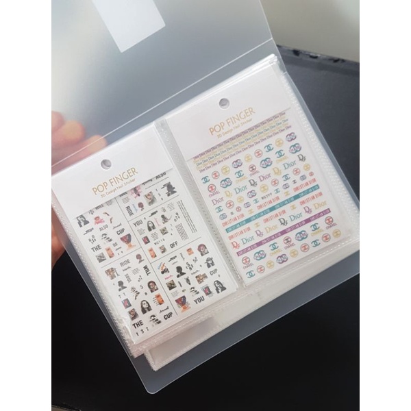 SỔ ĐỰNG STICKER 80 TẤM LOẠI 1 CAO CẤP NHỰA DẺO CHỐNG THẤM