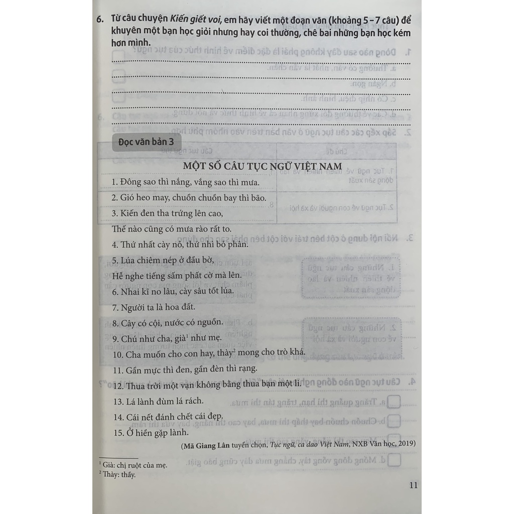 Sách - Bài tập Ngữ văn lớp 7 tập 2 cơ bản và nâng cao (HB)