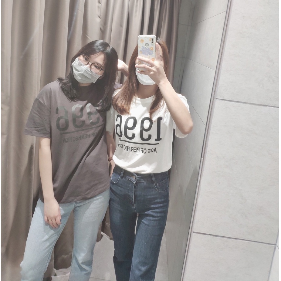 Áo thun tay lỡ dáng rộng năm 1996 basic vải loại 1 thời trang ulzzang Hàn Quốc cho teen học sinh sinh viên