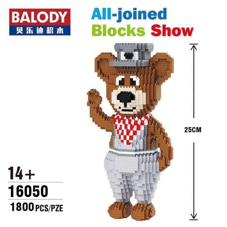 Bộ Lắp Ghép Lego Nhân Vật Gấu Hoạt Hình Cho Bé