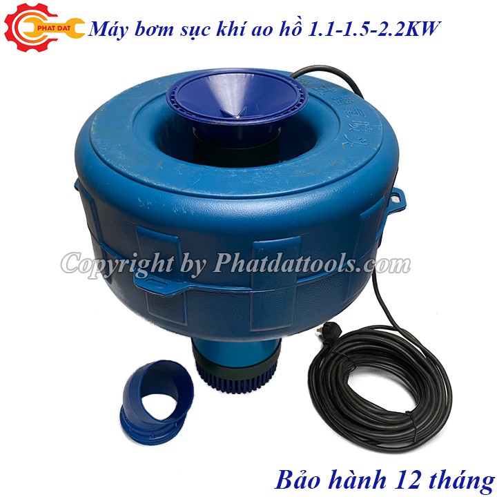 Máy bơm sục khí oxy hòa tan cho ao hồ nuôi cá -Công suất 1.1KW - 1.5KW- 2.2KW -Bảo hành 12 tháng