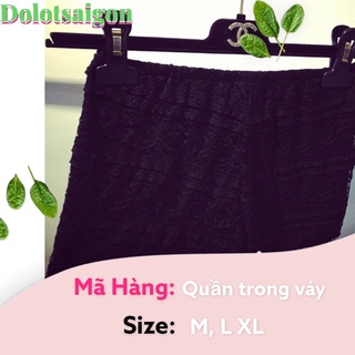 Quần mặc trong váy REN 2 LỚP