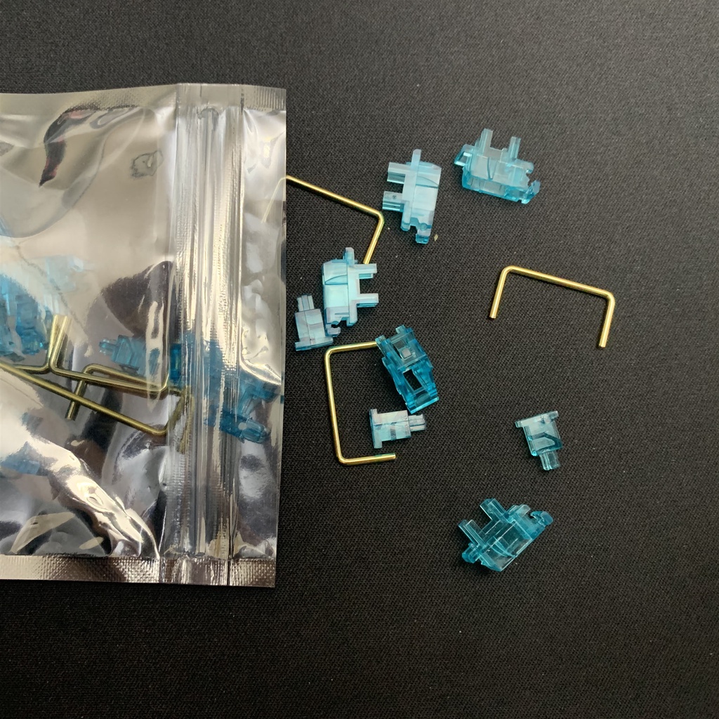 PCB Screw-In stablizer gold plated for mechanical keyboard customization,Mechanical keyboard Plate Mount Stabilizers Phụ kiện giữ cân bằng mạ vàng tùy chỉnh nhiều màu cho bàn phím cơ loại cắm vít PCB DIY