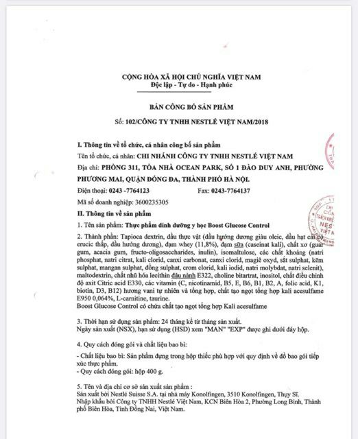 Sữa Nestle Boost Glucose Control 400g | BigBuy360 - bigbuy360.vn