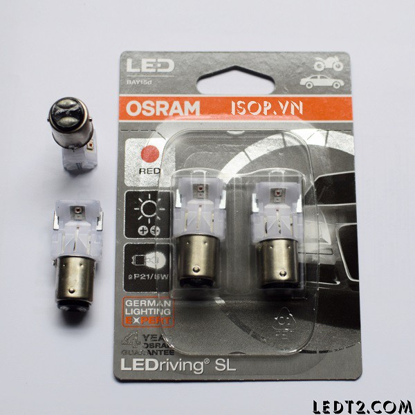 [BH 5 năm] -  Đèn hậu (phanh, stop) Led Osram S25 P21/5 [SL: 1 Bóng]- g chính hãng