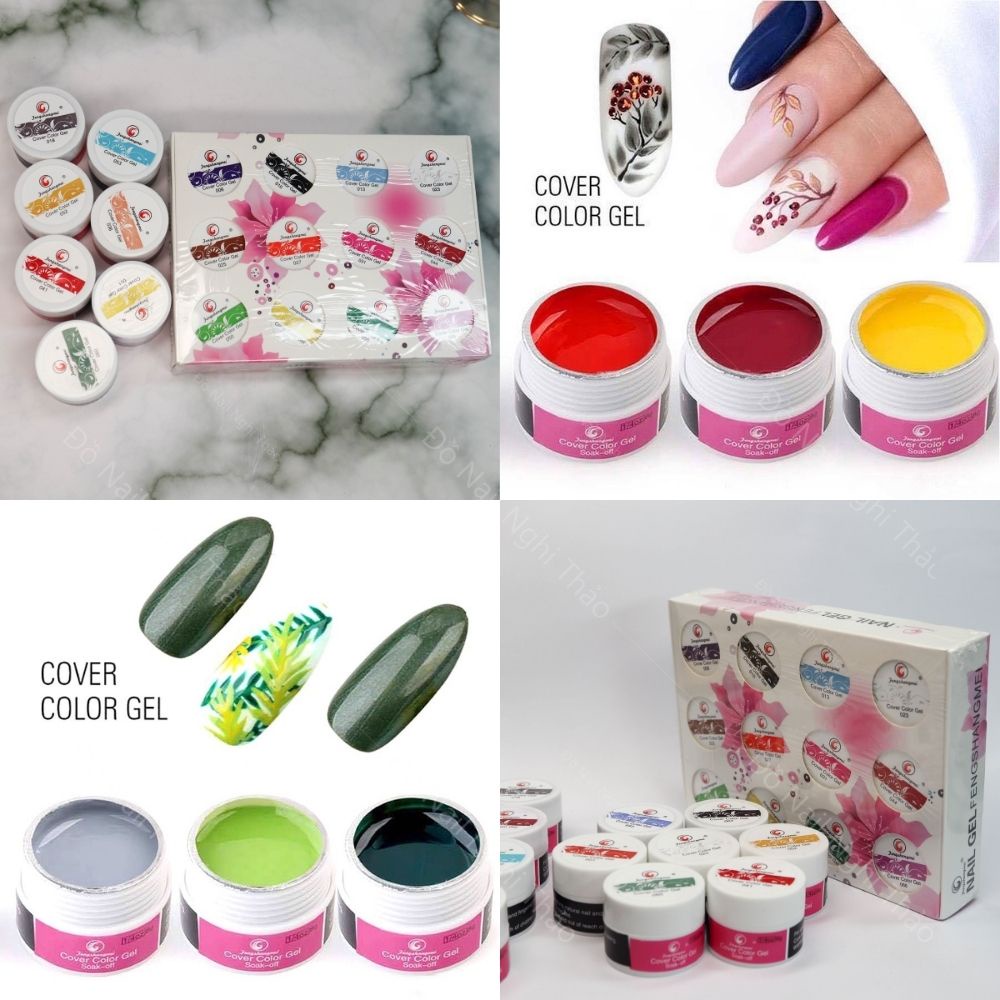 Set gel vẽ Fengshangmei JELIVA 12 màu