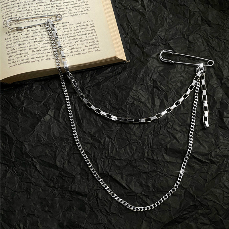 Phụ kiện ghim cài áo cá tính phong cách hip-hop cho nam và nữ