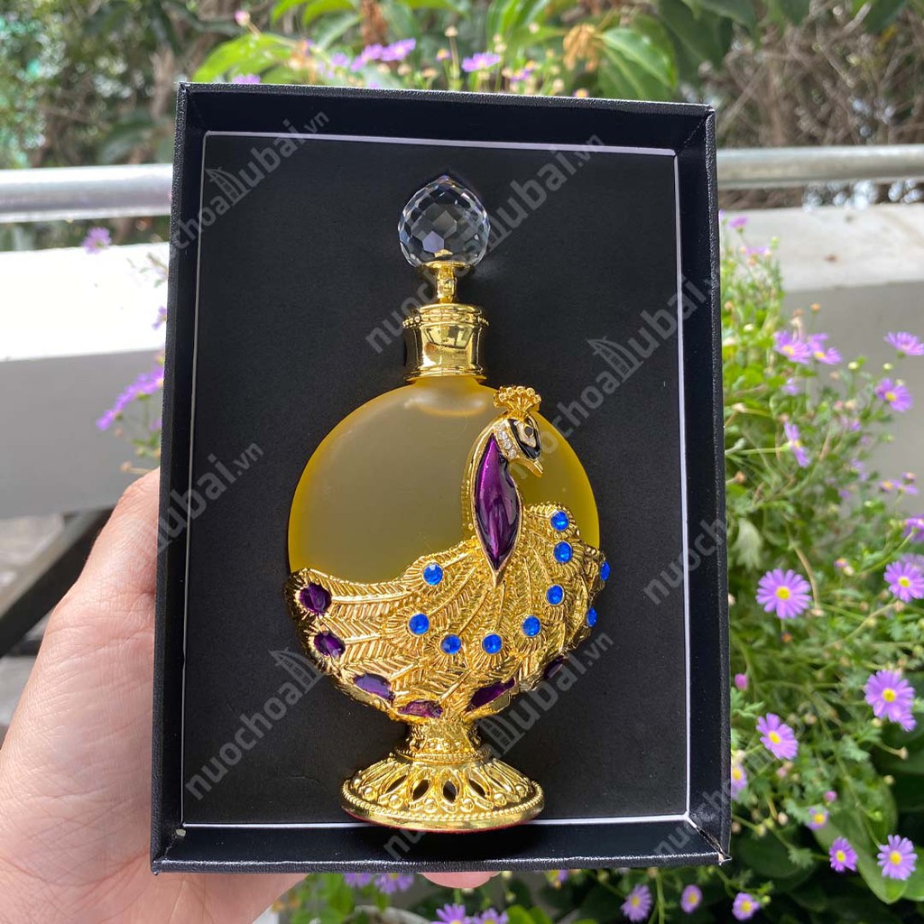 TINH DẦU NƯỚC HOA DUBAI CAO CẤP HÌNH CON CÔNG 35ML | Thế Giới Skin Care